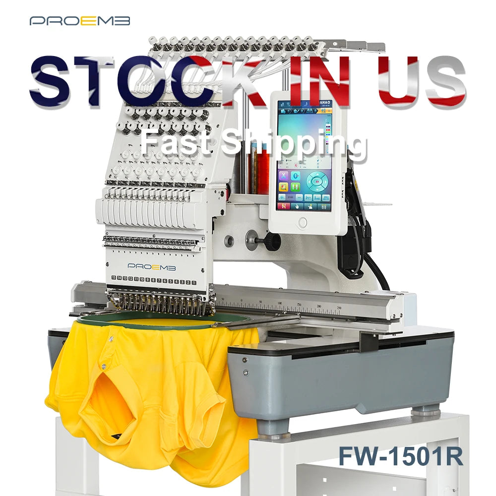 PROEMB Máquina de Bordado Industrial de Serviço Pós-Venda Profissional de Alta Qualidade